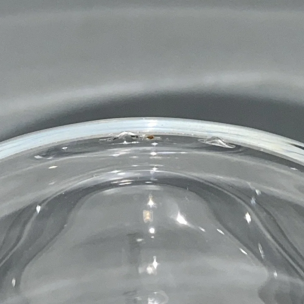Etched Clear Glass Floral Vase Mother's Day 